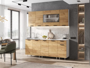 Кухня Рио NEW 1,8м Дуб Крафт ЛДСП в Югорске - yugorsk.mebel-tymen.ru | фото