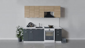 Кухонный гарнитур «Гранита» длиной 220 см в Югорске - yugorsk.mebel-tymen.ru | фото