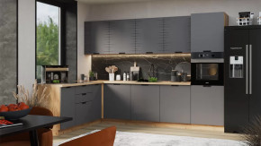 Кухонный гарнитур «Гренада» №4 Дуб Крафт золотой, Холст Вулкан в Югорске - yugorsk.mebel-tymen.ru | фото