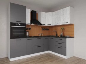 Кухонный гарнитур угловой Санторини-2400х1600 МДФ столешница 26 мм в Югорске - yugorsk.mebel-tymen.ru | фото