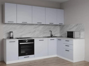 Кухонный гарнитур угловой Смоки-2600х1600 МДФ столешница 38 мм в Югорске - yugorsk.mebel-tymen.ru | фото