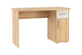 Стол компьютерный 1200 Лайт-1 дуб сонома/белый в Югорске - yugorsk.mebel-tymen.ru | фото
