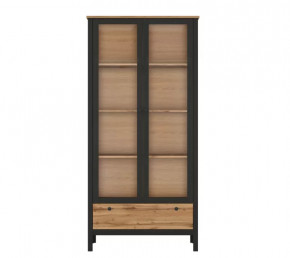 LOFT шкаф REG2W1S (Дуб вотан/Черный) в Югорске - yugorsk.mebel-tymen.ru | фото