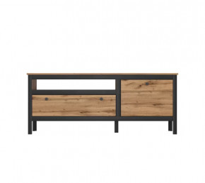 LOFT тумба RTV1D1S (Дуб вотан/Черный) в Югорске - yugorsk.mebel-tymen.ru | фото