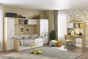 Детский гарнитур Форсаж К1 дуб сонома/белый в Югорске - yugorsk.mebel-tymen.ru | фото