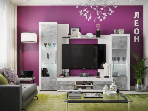 Модульная гостиная Леон в Югорске - yugorsk.mebel-tymen.ru | фото