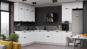 Модульная кухня «Гренада» Белый, Холст Белый в Югорске - yugorsk.mebel-tymen.ru | фото