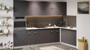 Модульная кухня «Кимберли» Белый, Муссон в Югорске - yugorsk.mebel-tymen.ru | фото