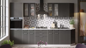 Модульная кухня «Кимберли» Белый, Титан в Югорске - yugorsk.mebel-tymen.ru | фото