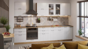 Модульная кухня «Кимберли» Дуб Крафт золотой, Сноу в Югорске - yugorsk.mebel-tymen.ru | фото