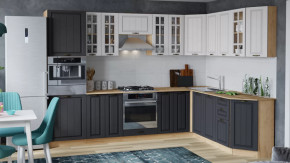 Модульная кухня «Лина» Дуб крафт золотой/Графит в Югорске - yugorsk.mebel-tymen.ru | фото