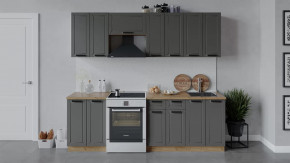 Модульная кухня «Лорас» Дуб крафт золотой/Холст вулкан в Югорске - yugorsk.mebel-tymen.ru | фото