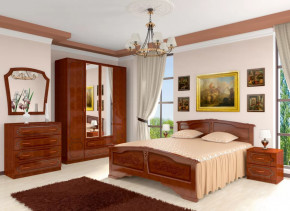 Модульная спальня Лакированный орех в Югорске - yugorsk.mebel-tymen.ru | фото