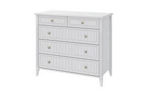 Мэгги Комод 5 ящиков Белый в Югорске - yugorsk.mebel-tymen.ru | фото