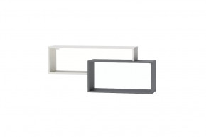 Полка Клео Пл-1, 1150 мм, графит, миндаль Диал в Югорске - yugorsk.mebel-tymen.ru | фото