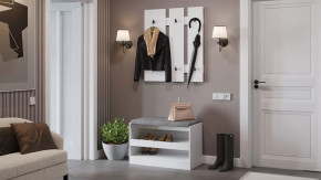 Прихожая «Агата» №1 Белый в Югорске - yugorsk.mebel-tymen.ru | фото