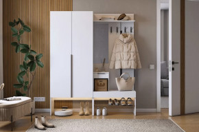 Прихожая Баско К1 белое дерево в Югорске - yugorsk.mebel-tymen.ru | фото