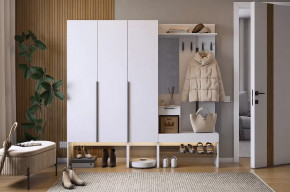 Прихожая Баско К11 белое дерево в Югорске - yugorsk.mebel-tymen.ru | фото