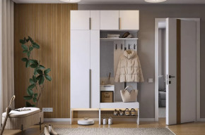 Прихожая Баско К6 белое дерево в Югорске - yugorsk.mebel-tymen.ru | фото