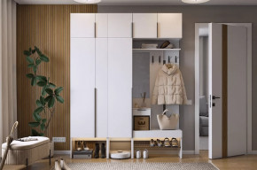 Прихожая Баско К9 белое дерево в Югорске - yugorsk.mebel-tymen.ru | фото