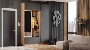 Прихожая Бавария Дуб вотан/графит в Югорске - yugorsk.mebel-tymen.ru | фото