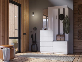 Прихожая Челси белый в Югорске - yugorsk.mebel-tymen.ru | фото