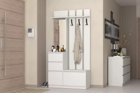 Прихожая Хилтон Белый в Югорске - yugorsk.mebel-tymen.ru | фото