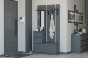 Прихожая Хилтон Графит в Югорске - yugorsk.mebel-tymen.ru | фото