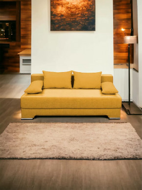 Прямой диван Киви 1 Савана Елоу в Югорске - yugorsk.mebel-tymen.ru | фото