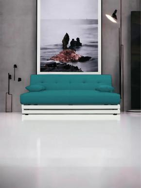 Прямой диван манго 1 Савана Лагун/Планки белые в Югорске - yugorsk.mebel-tymen.ru | фото