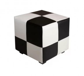 Пуф детский квадратный Марио (черно-белый) в Югорске - yugorsk.mebel-tymen.ru | фото