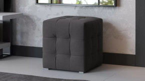 Пуф Тип 1 Велюр Графит в Югорске - yugorsk.mebel-tymen.ru | фото