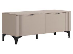 Тумба Рич кашемир/фрапучино матовый/черный в Югорске - yugorsk.mebel-tymen.ru | фото