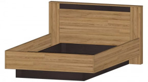 Серия Бостон Кровать 1400 дуб вотан/венге в Югорске - yugorsk.mebel-tymen.ru | фото