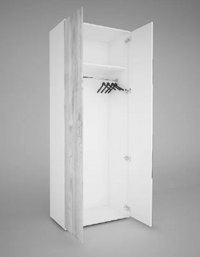 Шкаф 2-х створчатый EVO "Сорренто" с МДФ и ЛДСП створкой БЕЗ зеркала в Югорске - yugorsk.mebel-tymen.ru | фото