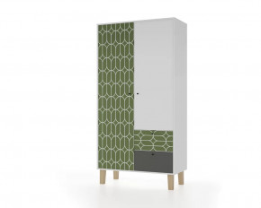 Шкаф 2-х створчатый "Story" (Овалы) в Югорске - yugorsk.mebel-tymen.ru | фото