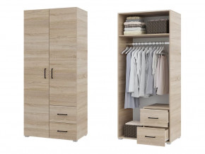 Шкаф 2 створчатый с ящиками Victor Сонома в Югорске - yugorsk.mebel-tymen.ru | фото