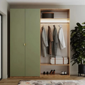 Шкаф 2000 Олива шагрень Фаска в Югорске - yugorsk.mebel-tymen.ru | фото