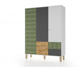 Шкаф 3-х створчатый "Story" (Овалы) в Югорске - yugorsk.mebel-tymen.ru | фото