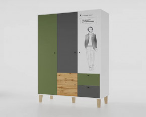 Шкаф 3-х створчатый "Story" (Пушкин) в Югорске - yugorsk.mebel-tymen.ru | фото