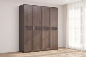 Шкаф 4-х створчатый Кэт-4 Венге Диал в Югорске - yugorsk.mebel-tymen.ru | фото
