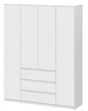 Шкаф четырехстворчатый  Денвер SAFE Белый в Югорске - yugorsk.mebel-tymen.ru | фото