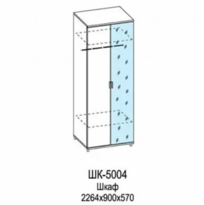 Шкаф для одежды и белья ШК-5004 Грейс в Югорске - yugorsk.mebel-tymen.ru | фото