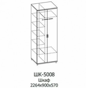 Шкаф для одежды и белья ШК-5008 Грейс в Югорске - yugorsk.mebel-tymen.ru | фото