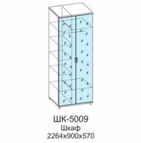 Шкаф для одежды и белья ШК-5009 Грейс в Югорске - yugorsk.mebel-tymen.ru | фото