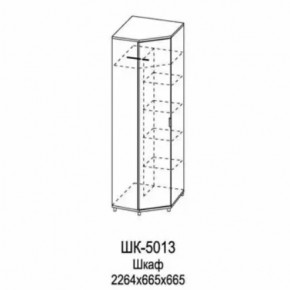 Шкаф для одежды и белья ШК-5013 Грейс в Югорске - yugorsk.mebel-tymen.ru | фото
