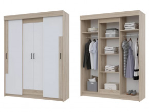 Шкаф купе Victor Сонома-Белый в Югорске - yugorsk.mebel-tymen.ru | фото