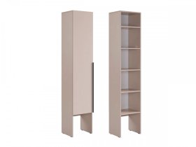 Шкаф однодверный L400 Баско кашемир в Югорске - yugorsk.mebel-tymen.ru | фото