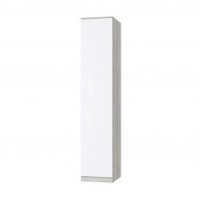 Шкаф-пенал Лори, 452 мм, дуб серый/белый в Югорске - yugorsk.mebel-tymen.ru | фото