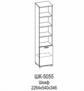 Шкаф ШК-5055 Грейс в Югорске - yugorsk.mebel-tymen.ru | фото